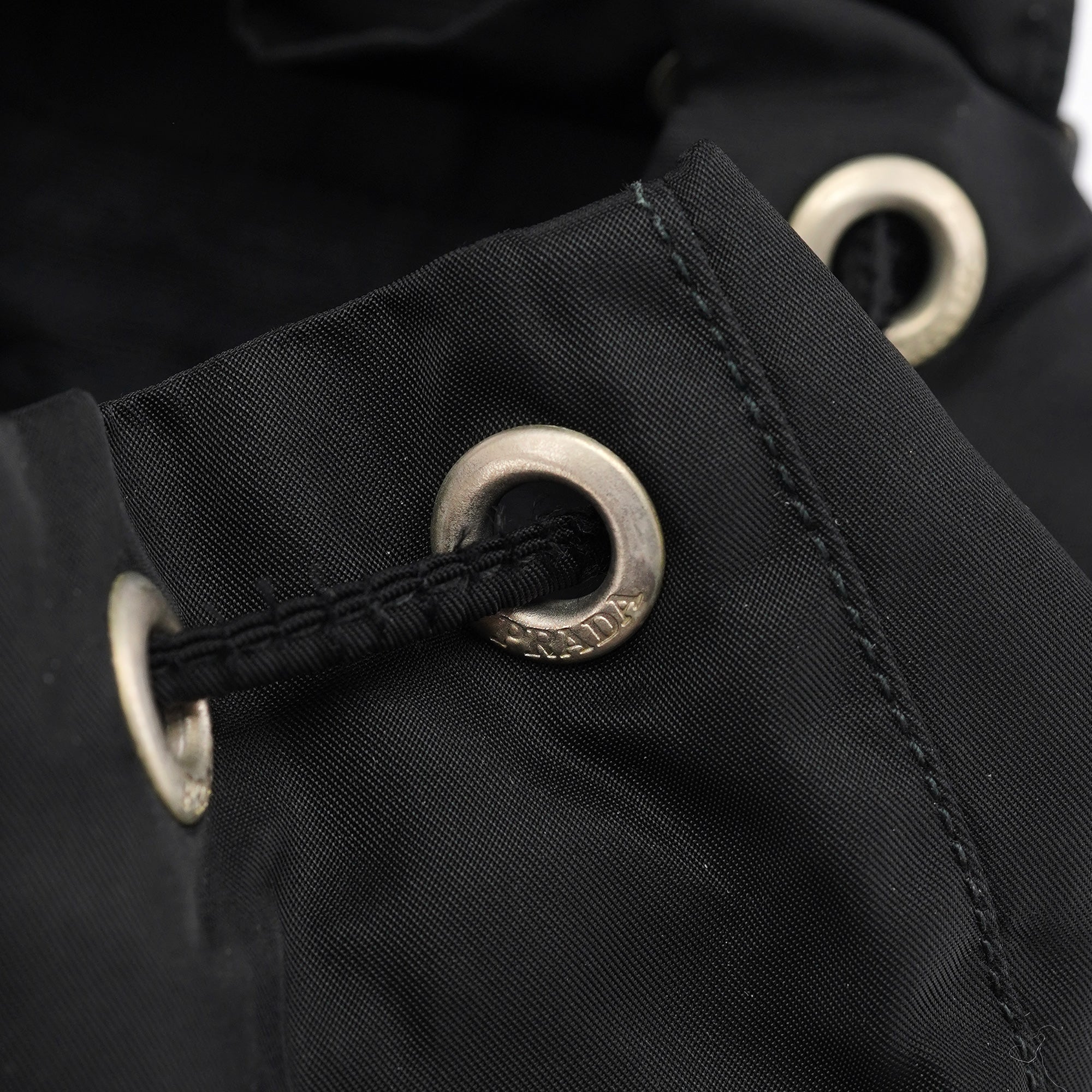 Prada B6677F Black Tessuto Vela Backpack