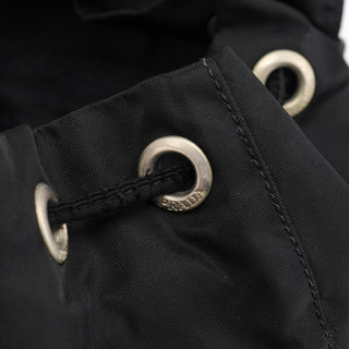 Prada B6677F Black Tessuto Vela Backpack