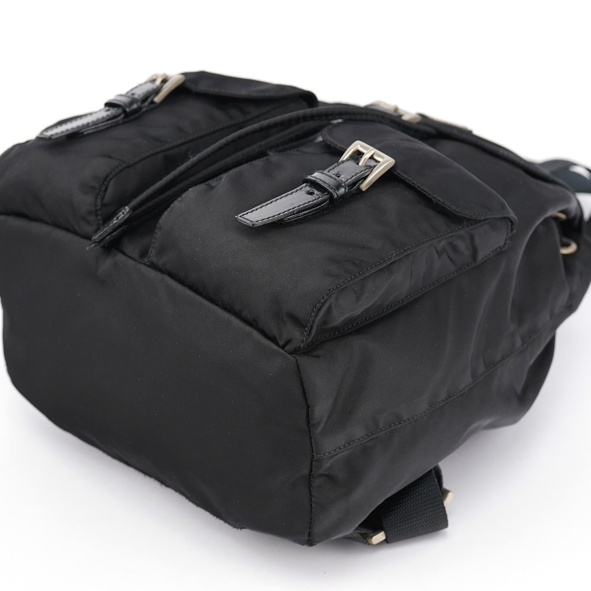 Prada B6677F Black Tessuto Vela Backpack