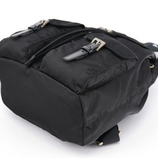 Prada B6677F Black Tessuto Vela Backpack