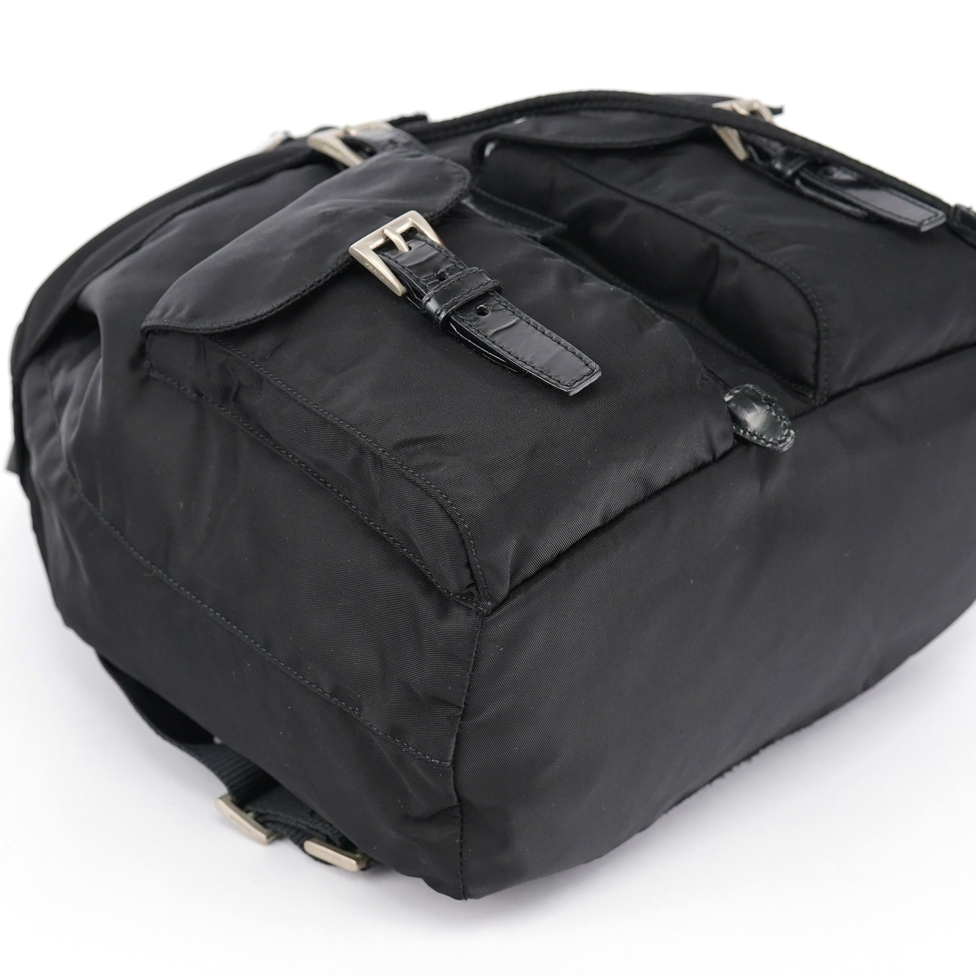 Prada B6677F Black Tessuto Vela Backpack