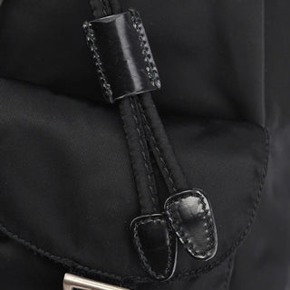 Prada B6677F Black Tessuto Vela Backpack
