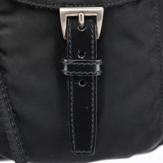 Prada B6677F Black Tessuto Vela Backpack