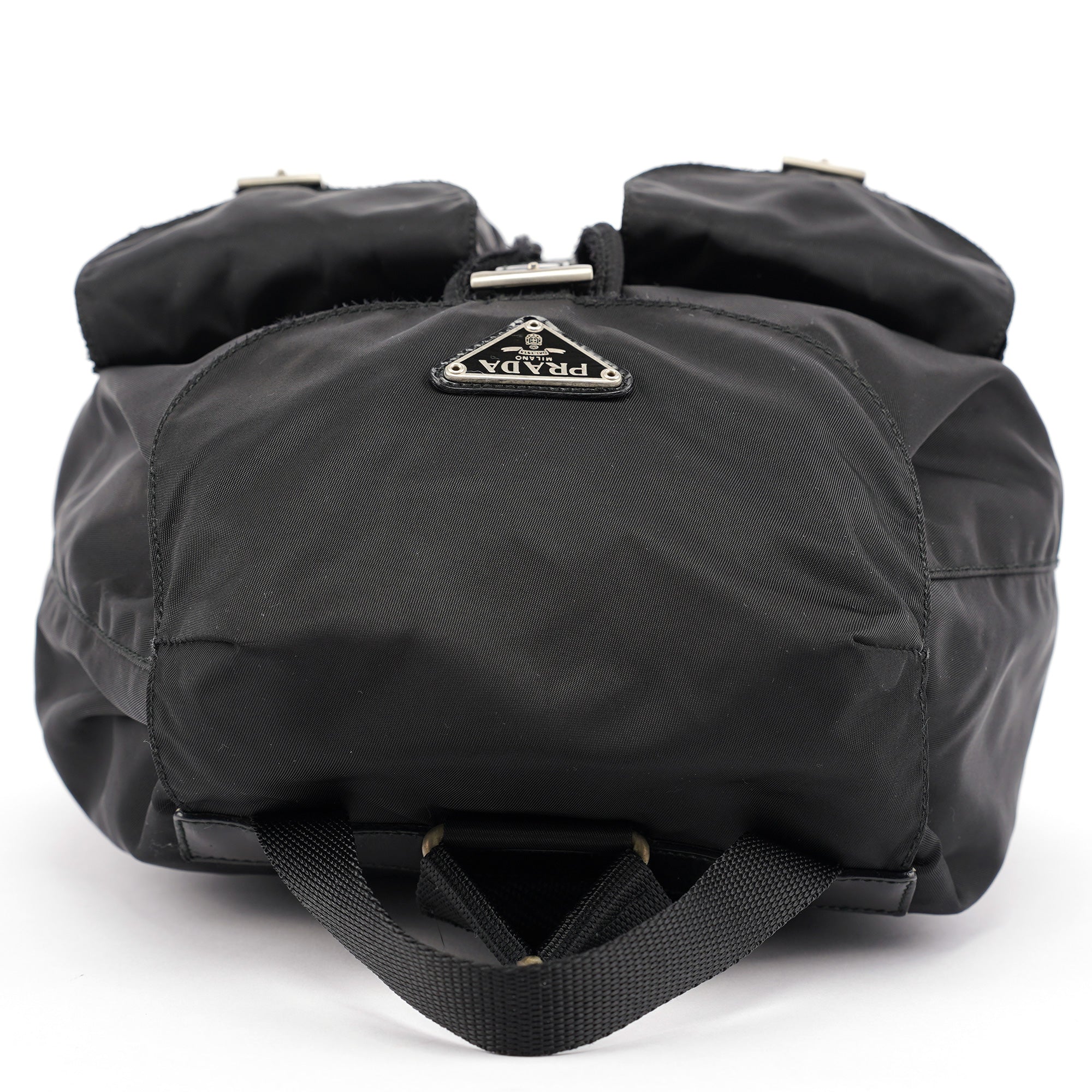 Prada B6677F Black Tessuto Vela Backpack