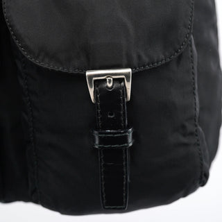 Prada B6677F Black Tessuto Vela Backpack