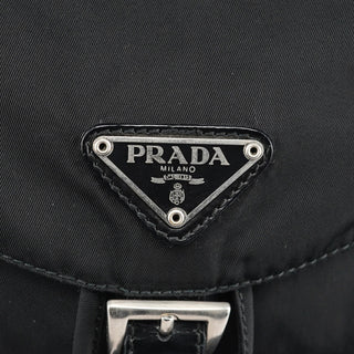 Prada B6677F Black Tessuto Vela Backpack