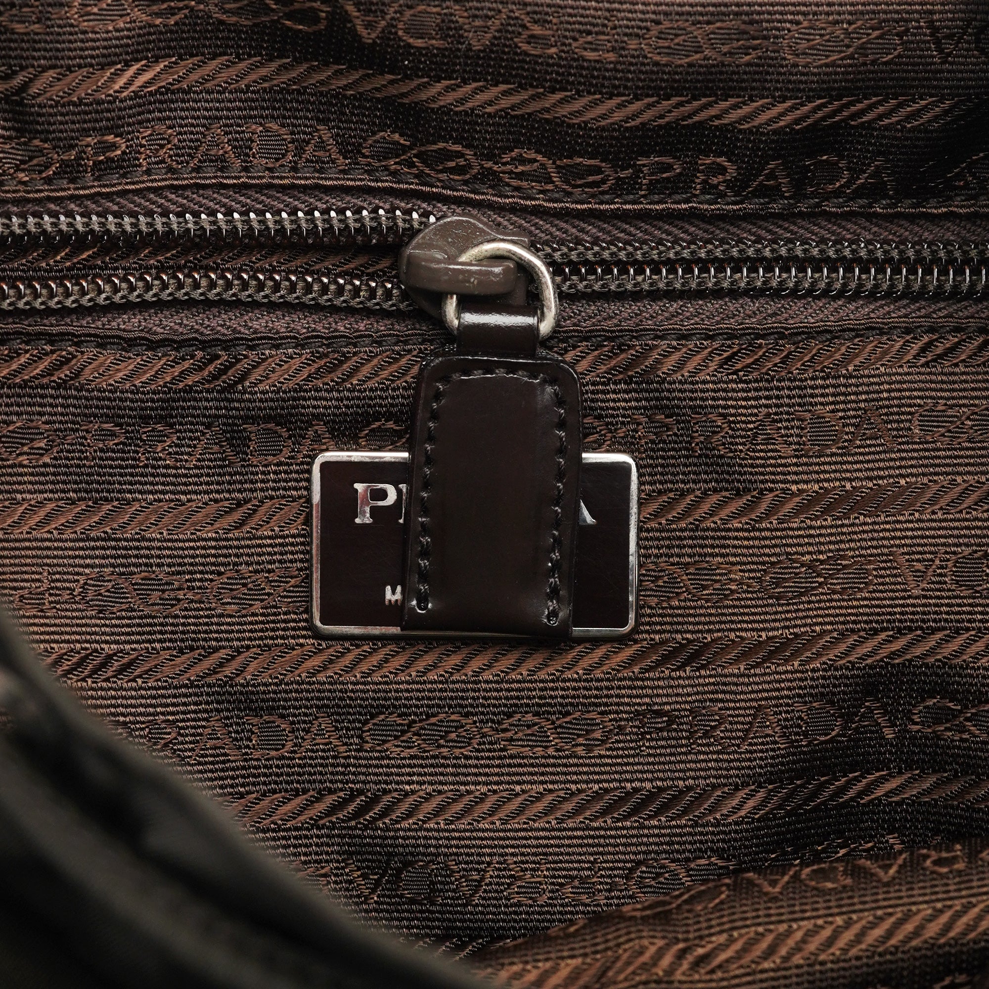 Prada B6677F Green Tessuto Vela Backpack