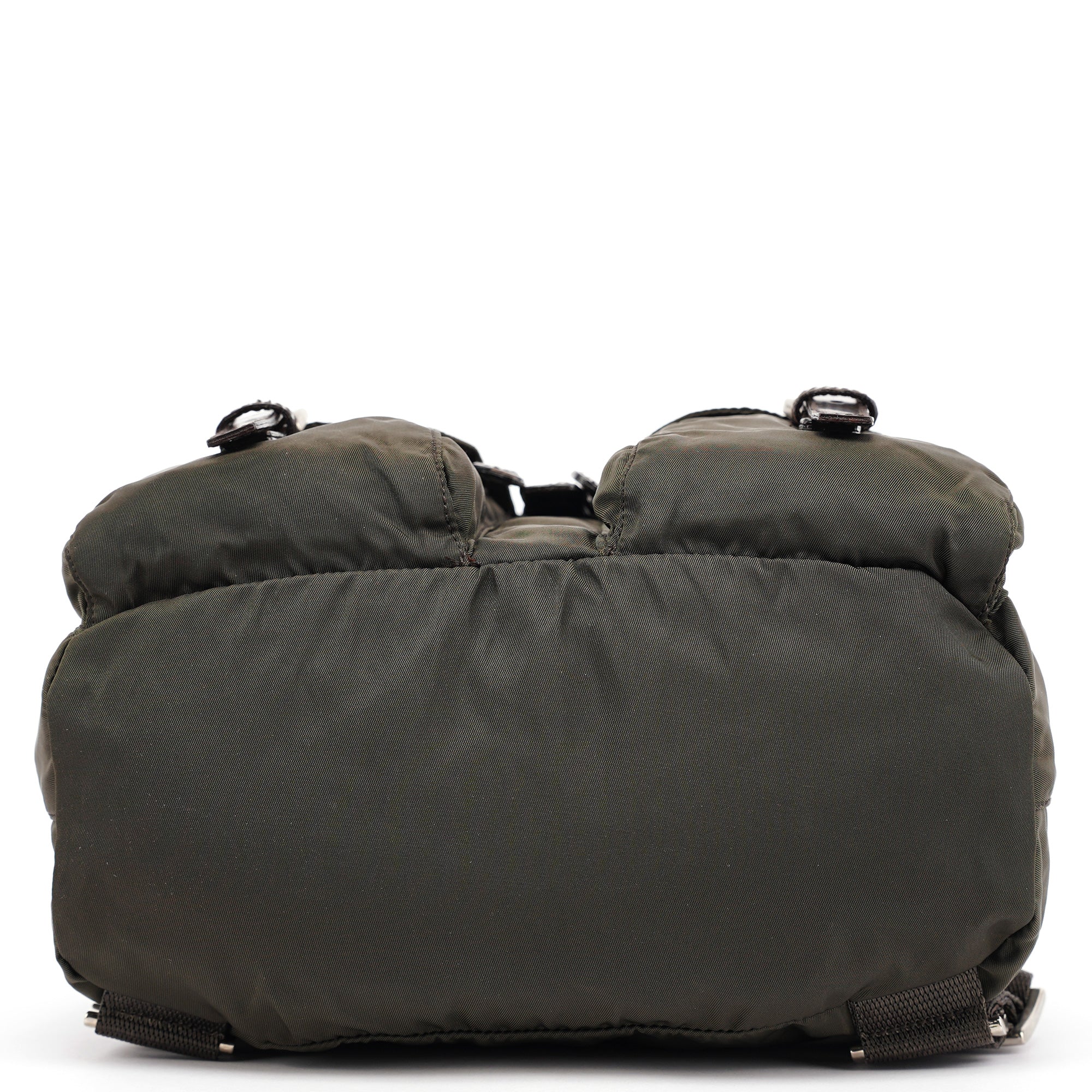 Prada B6677F Green Tessuto Vela Backpack