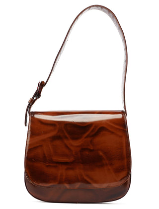 Prada B6680 Brown Stampa Giraffa Shoulder Bag