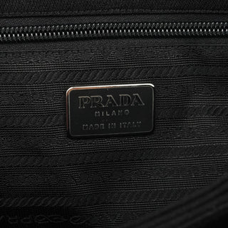 Prada B6686 Black Tessuto Mesh Tote Bag