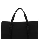 Prada B6686 Sac cabas Tessuto en nylon maillé noir