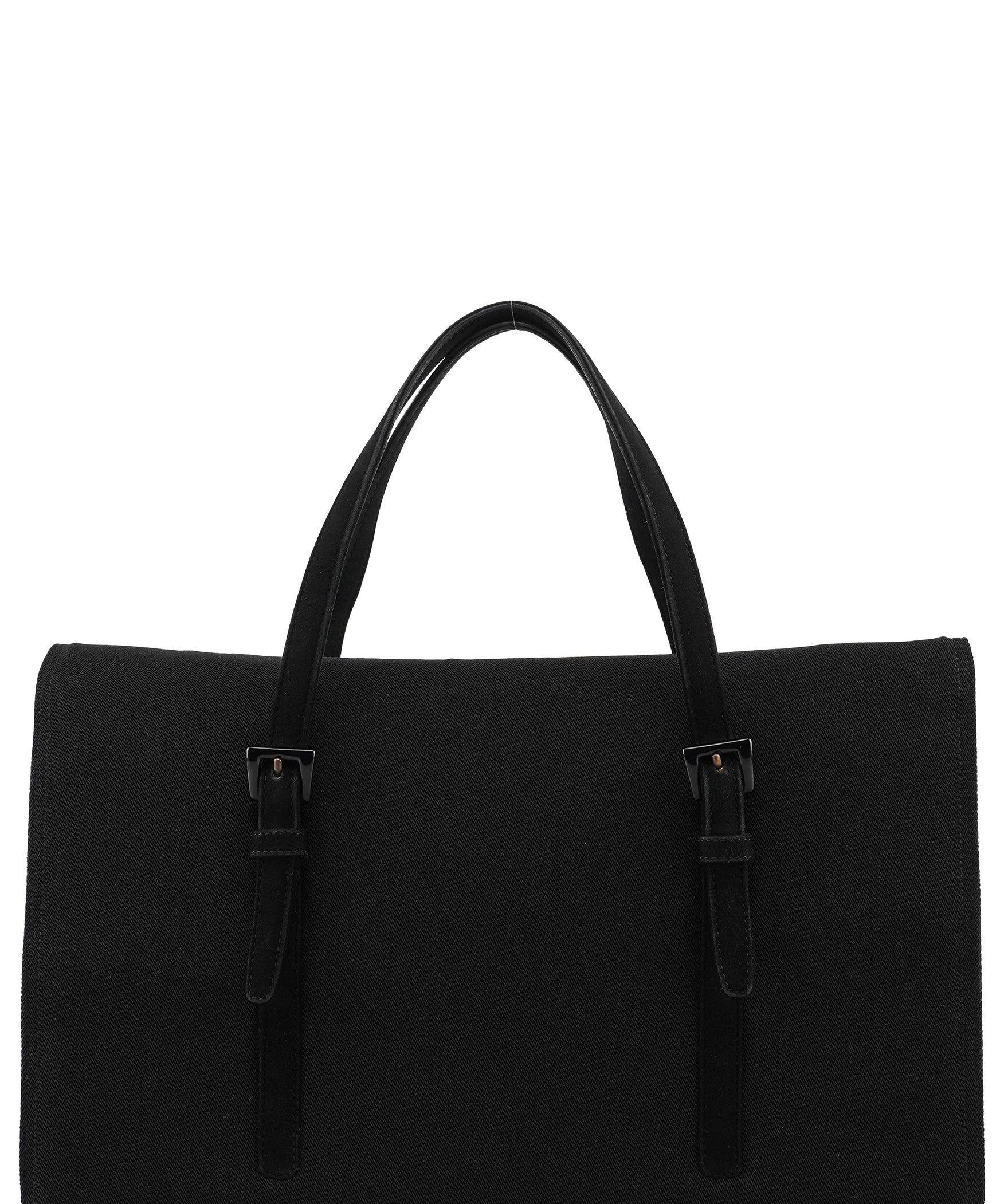 Prada B6686 Black Tessuto Mesh Tote Bag