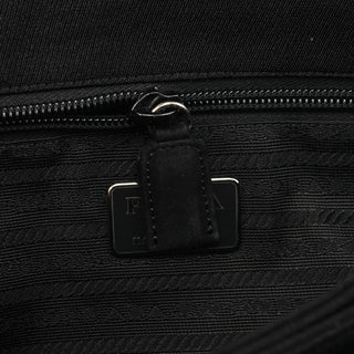 Prada B6686 Black Tessuto Mesh Tote Bag