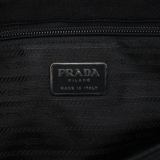Prada B6686 Black Tessuto Nylon Mesh Tote Bag