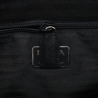Prada B6686 Black Tessuto Nylon Mesh Tote Bag