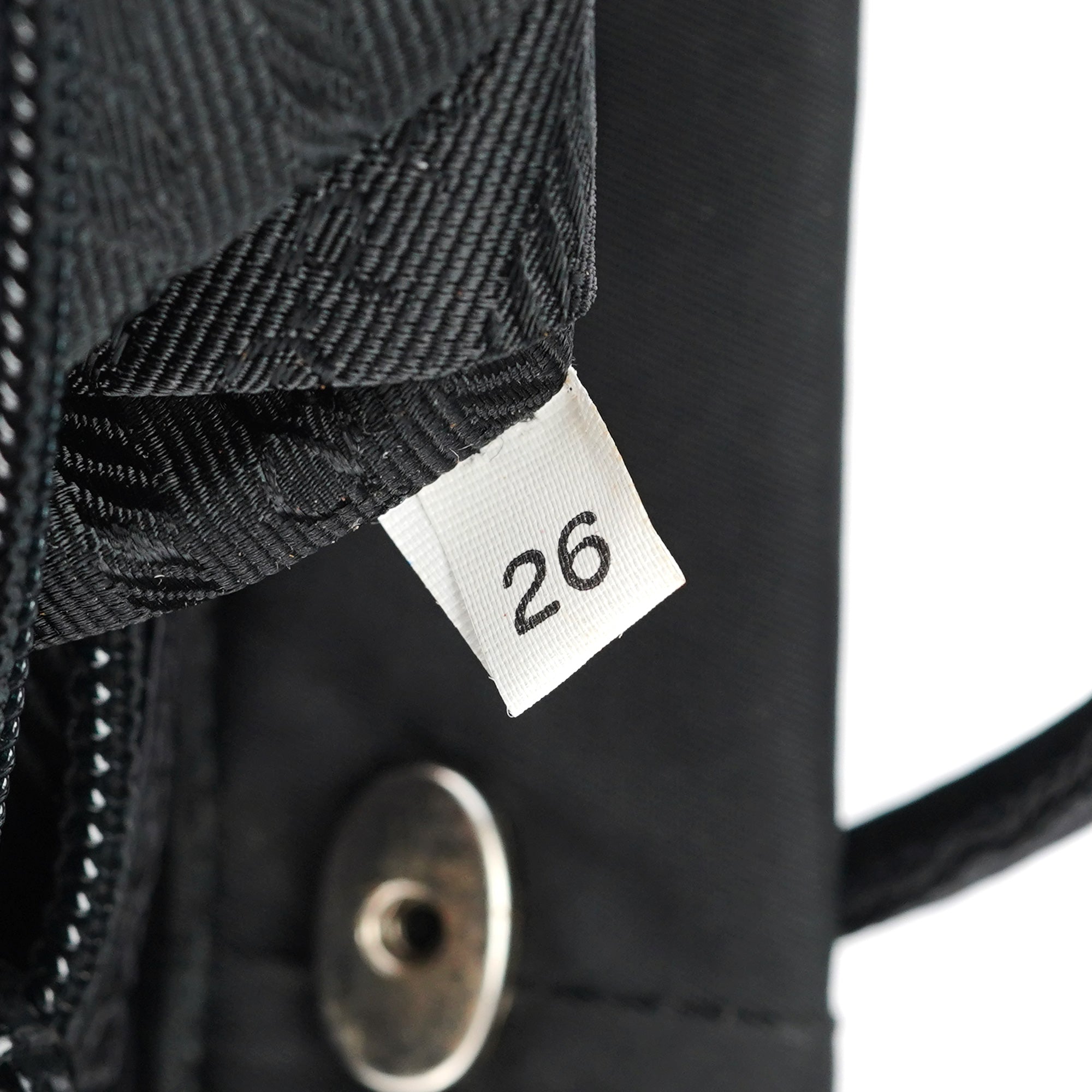 Prada B6761 Tote Bag aus schwarzem Tessuto-Nylon