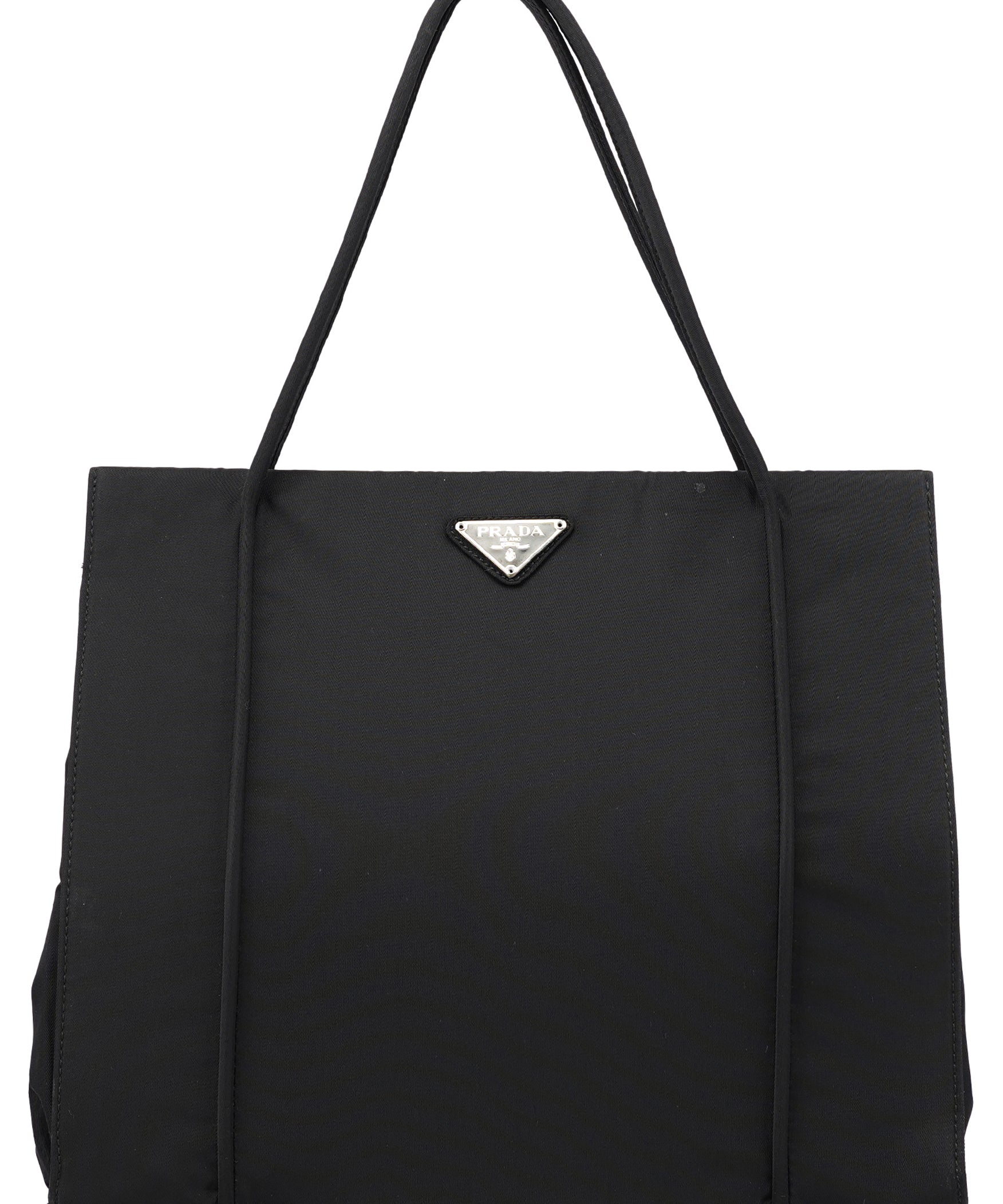 Prada B6761 Black Tessuto Nylon Tote Bag