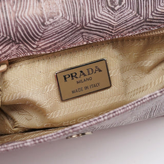 Prada B6770 Purple Tartaruga Shoulder Bag