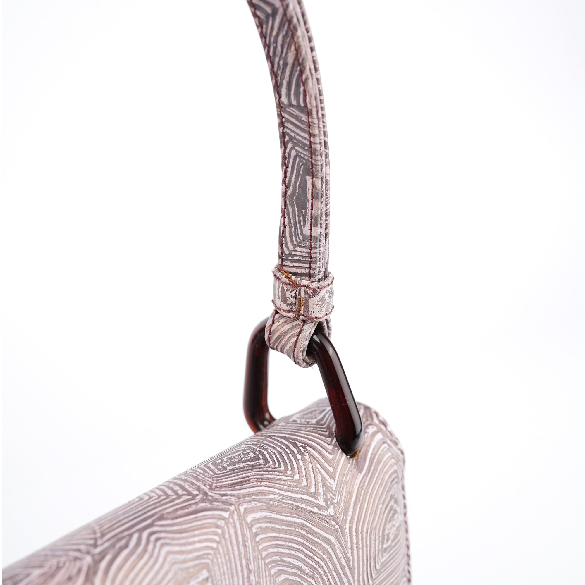 Prada B6770 Sac porté épaule Tartaruga violet