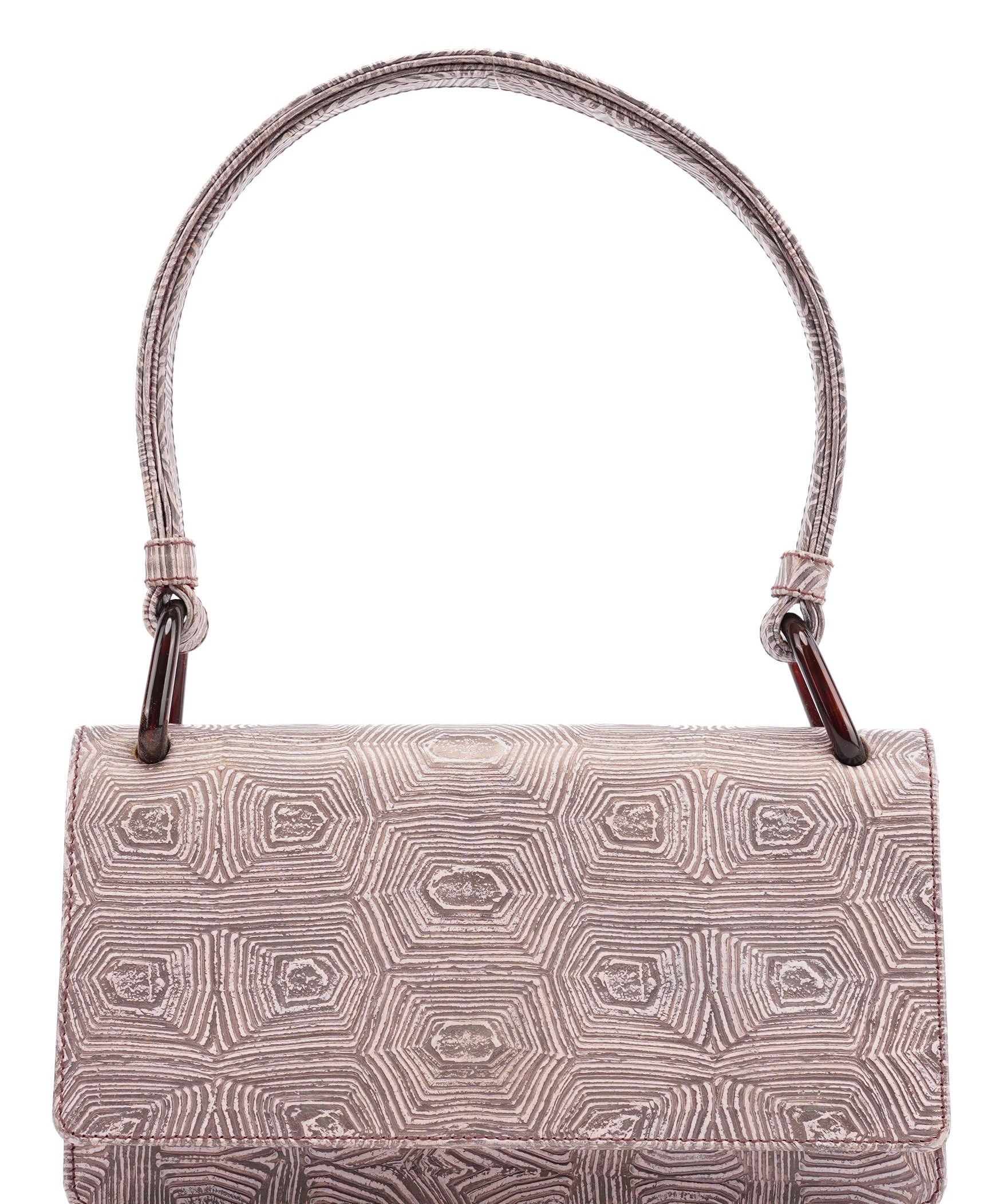 Prada B6770 Purple Tartaruga Shoulder Bag