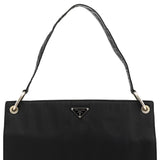 Prada B6781 Black Tessuto Metallo Nylon Shoulder Bag