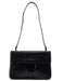 Prada B7020 Black Madras Calfskin Shoulder Bag