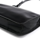 Prada B7177 Sac porté épaule Tessuto en cuir nappa noir