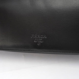 Prada B7177 Black Nappa Tessuto Shoulder Bag