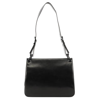Prada B7177 Black Nappa Tessuto Shoulder Bag