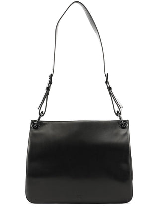 Prada B7177 Black Nappa Tessuto Shoulder Bag