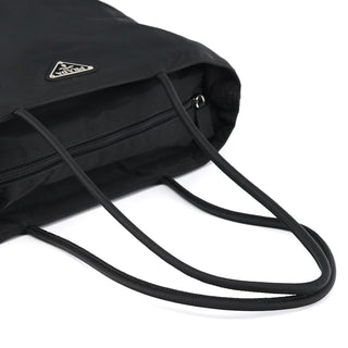 Prada B7276 Black Nylon Tessuto City Tote Bag