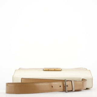 Prada B7300 Beige Spazzolato Crossbody Bag