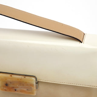Prada B7300 Beige Spazzolato Crossbody Bag
