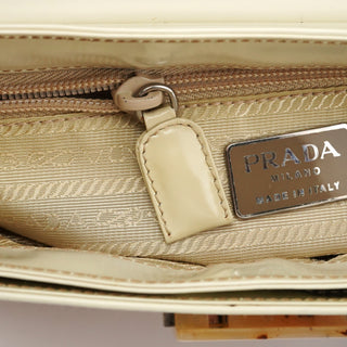 Prada B7300 Beige Spazzolato Crossbody Bag