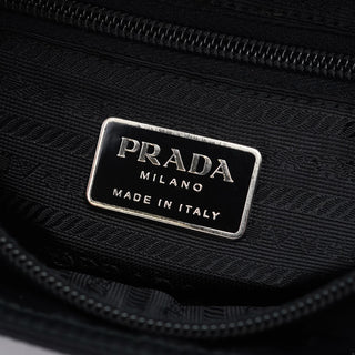 Prada B7352 Black Tessuto City Tote Bag