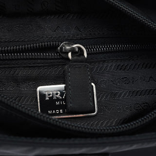 Prada B7352 Black Tessuto City Tote Bag