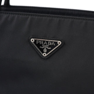 Prada B7352 Black Tessuto City Tote Bag