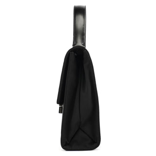 Prada B7415 Black Tessuto Nylon Top Handle Bag