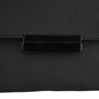 Prada B7415 Black Tessuto Nylon Top Handle Bag