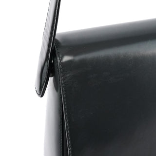 Prada B7443 Black Spazzolato Swivel Shoulder Bag