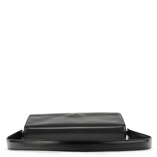 Prada B7443 Black Spazzolato Swivel Shoulder Bag