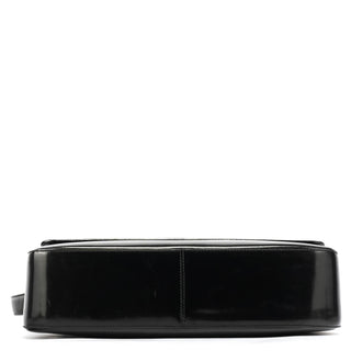 Prada B7443 Black Spazzolato Swivel Shoulder Bag