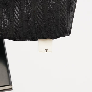 Prada B7451 Black Tessuto Spazzolato Nylon Shoulder Bag