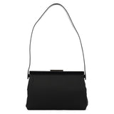 Prada B7451 Black Tessuto Spazzolato Nylon Shoulder Bag