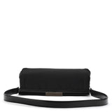 Prada B7451 Black Tessuto Spazzolato Nylon Shoulder Bag