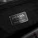 Prada B7495 Black Calfskin Buckle Shoulder Bag