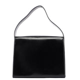 Prada B7495 Black Calfskin Buckle Shoulder Bag