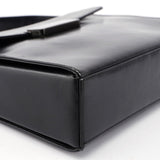 Prada B7495 Black Calfskin Buckle Shoulder Bag