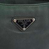 Prada B7514 Green Tessuto Grafite Metal Handle Mini Bag