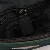 Prada B7514 Green Tessuto Grafite Metal Handle Mini Bag